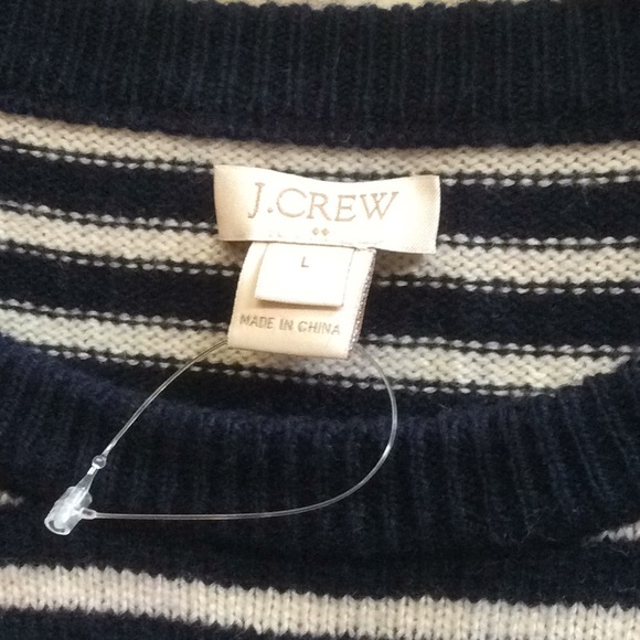 J. Crew merino wool sweater loose fit blouse Sz L - Picture 2 of 8